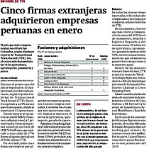Nexa en busca de ms mineral en Ica Cinco firmas extranjeras adquirieron empresas peruanas en enero
